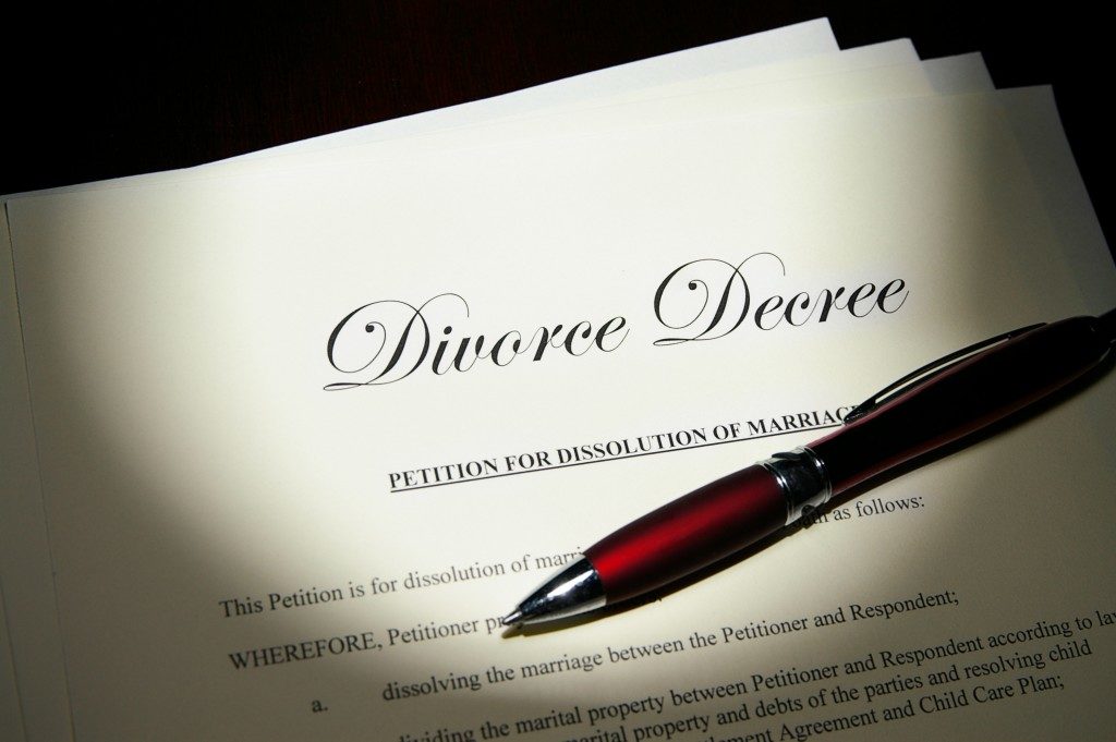 divorce decree document