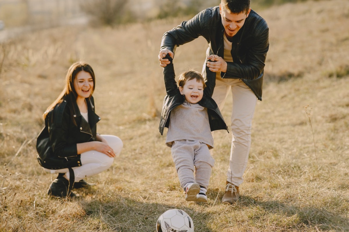 family outdoors