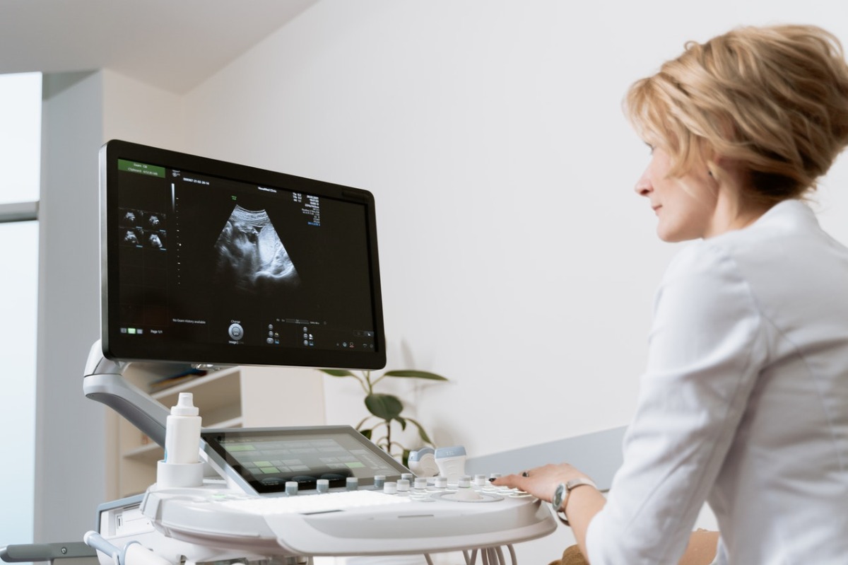 doctor using a computer