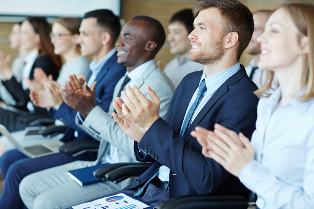 people at a seminar