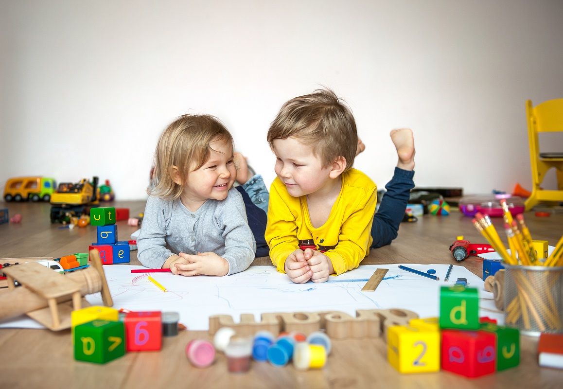 Kids learning how to socialize