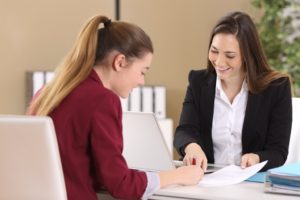 applicant signing contract