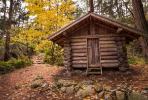 cabin in woods