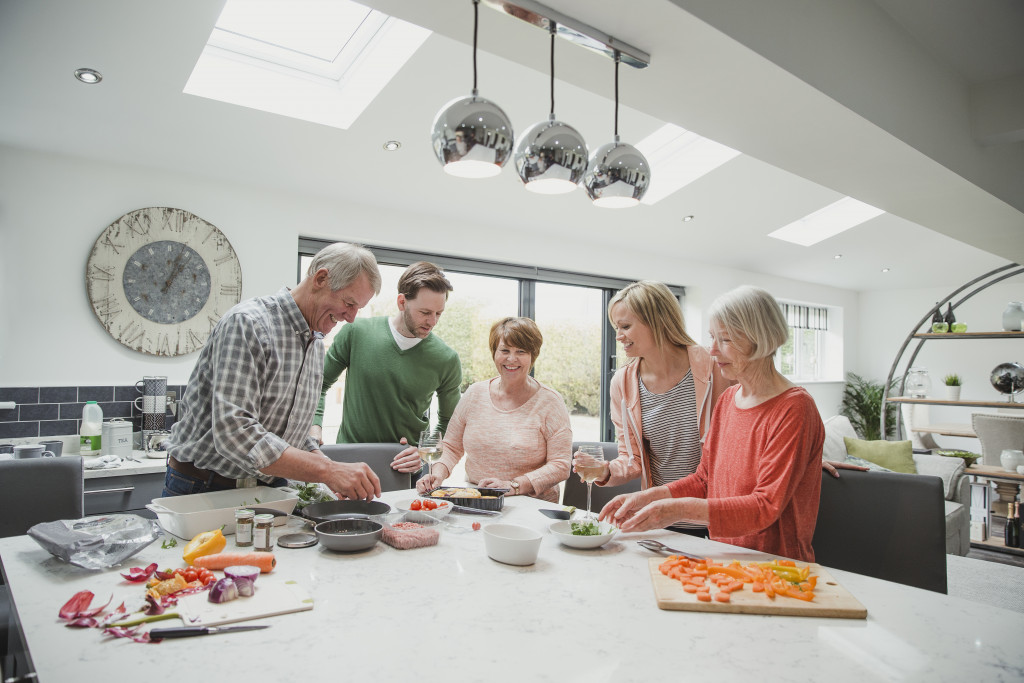 testing menu with family