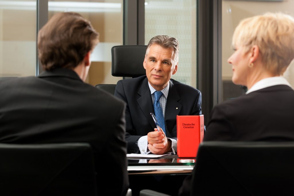 notary with clients