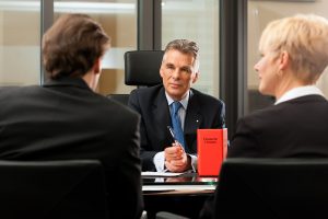 notary with clients